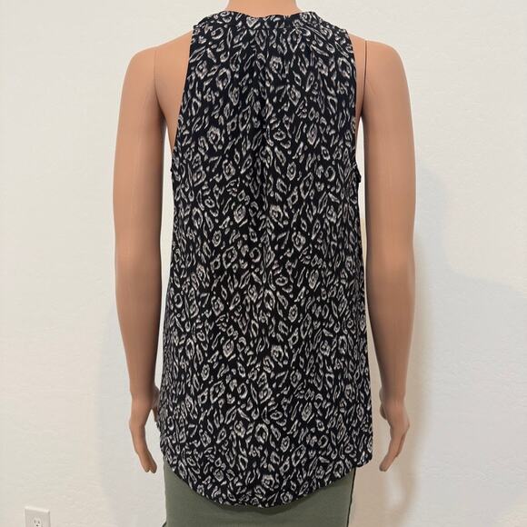 Joie XXS sleeveless notched silk blouse top shell TS 2478 - Picture 5 of 8